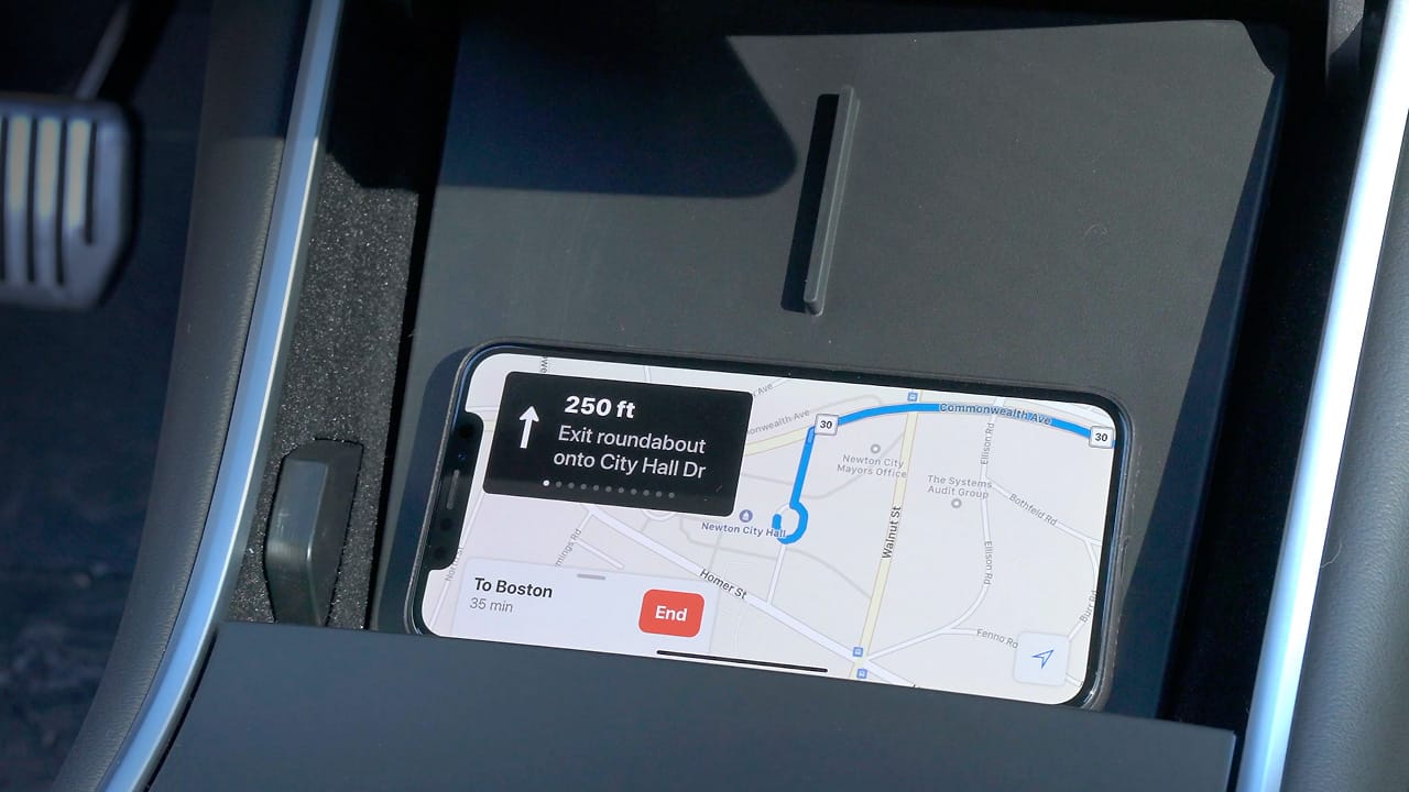 Tesla Model 3 Wireless Charging