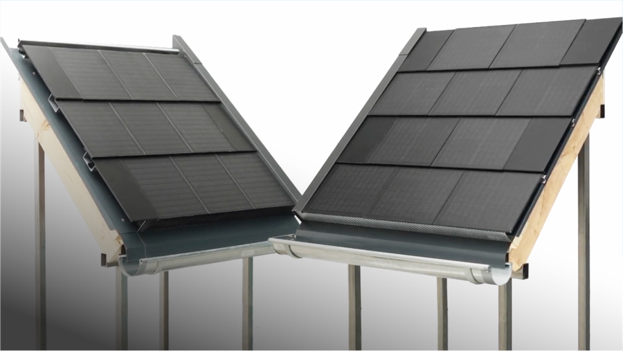The Genius of a Hybrid Solar Tile + Heat Pump